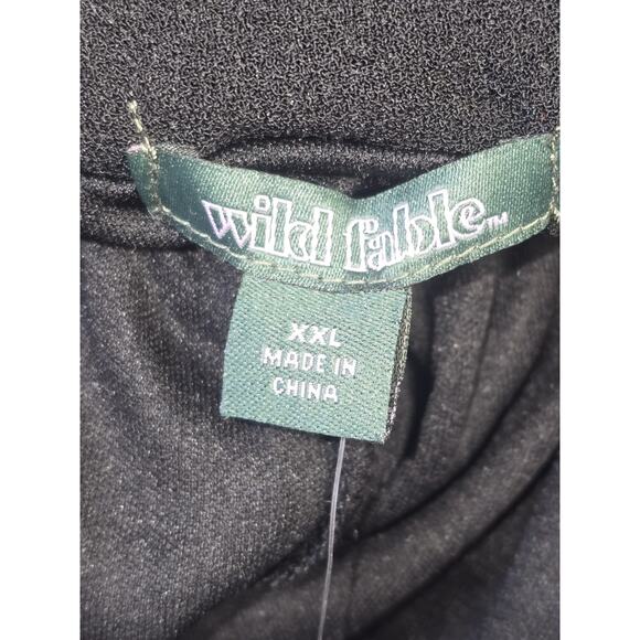 Wild Fable Jumpsuit Wide Leg Black Size XXL Halter, Spaghetti, or No Straps 5904 - Picture 8 of 10